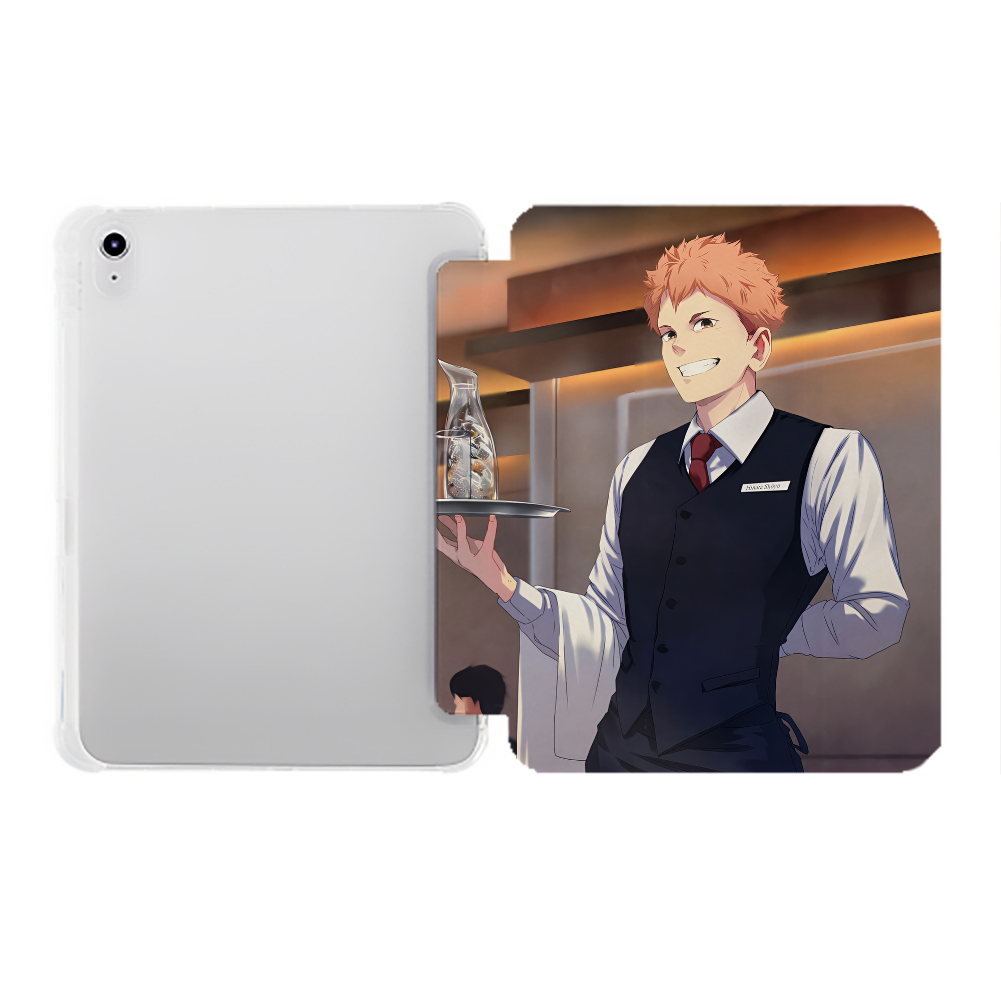 （画像用） ハイキュー!! Haikyu!! IPad ケース ペン収納付き 三つ折りスタンド PUレザー×シリコン 対応機種9.5/10.5/10.9インチ